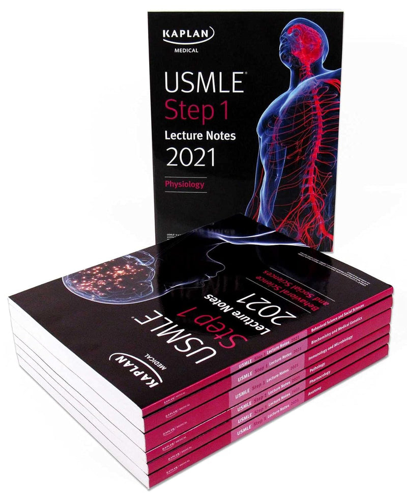USMLE Step 1 Lecture Notes 2021: 7-Book Set Kaplan Medical
