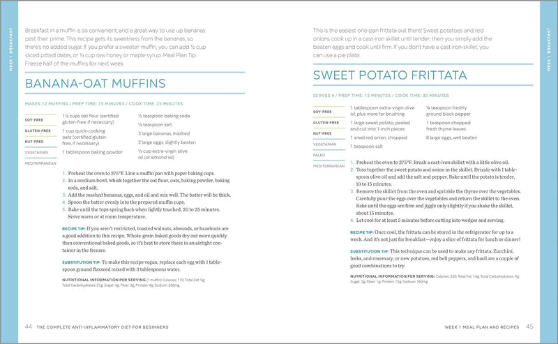 The Complete Anti-Inflammatory Diet for Beginners: A No-Stress Meal Plan with Easy Recipes to Heal the Immune System