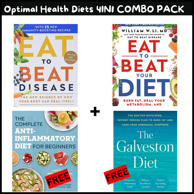 Optimal Health Diets 4IN1 COMBO PACK: Transformative Plans for Fat-Burning, Hormone Balance, and Immune System Resilience